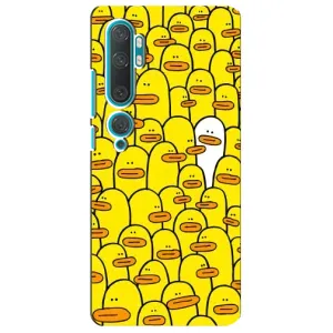 Силиконовый бампер с картинкой животных для Xiaomi Mi Note 10 (Особенный)