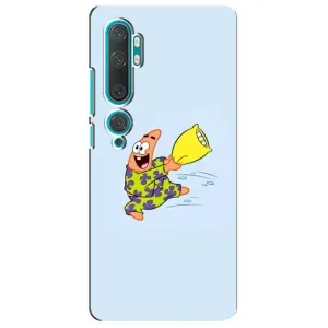 Чохли з Патріком на Xiaomi Mi Note 10 (Патрік із подушкою)