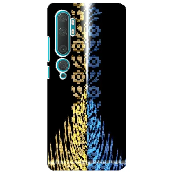Чехол с рисунком «Патриотическая вышиванка» для Xiaomi Mi Note 10 Чехол с рисунком «Патриотическая вышиванка» для Xiaomi Mi Note 10