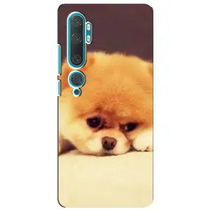 Чехол (ТПУ) Милые собачки для Xiaomi Mi Note 10 (Померанский шпиц)