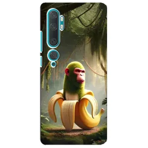 Чехол с мемами тралалело тралала для Xiaomi Mi Note 10 (Шимпанзини бананини)