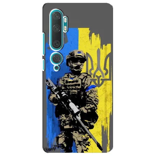 Чехол с рисунком «Солдат ЗСУ» для Xiaomi Mi Note 10 Чехол с рисунком «Солдат ЗСУ» для Xiaomi Mi Note 10