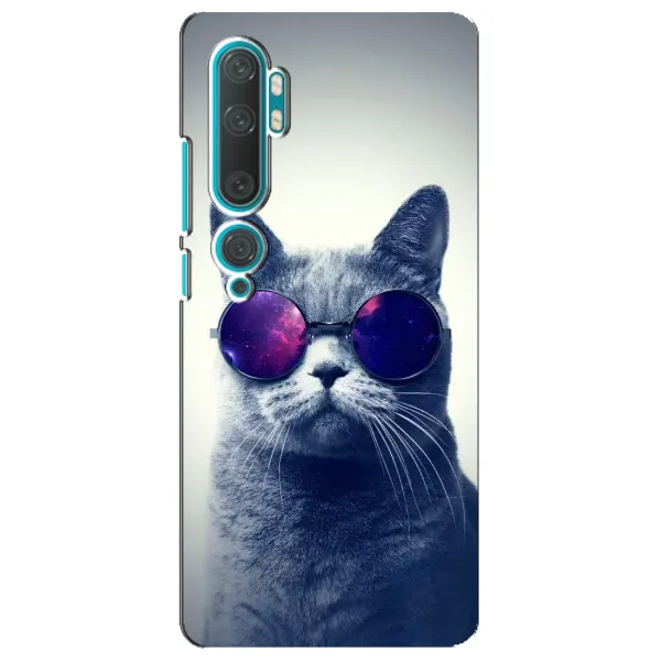 Чехол с рисунком «Стильный КОТ» для Xiaomi Mi Note 10 Чехол с рисунком «Стильный КОТ» для Xiaomi Mi Note 10