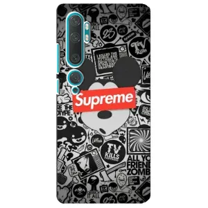 Чехол с Брендами одежды на Сяоми Нот 10 (Supreme Маус)
