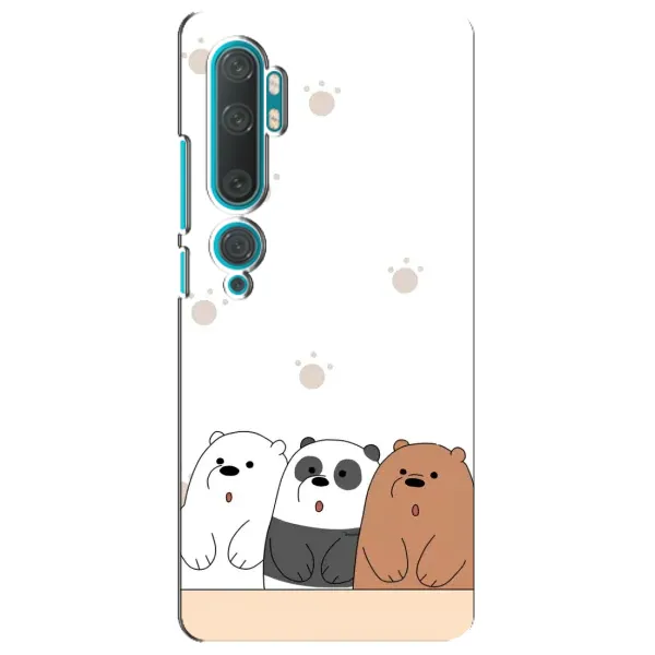 Чехол с рисунком «Удивленные медвеженки» для Xiaomi Mi Note 10 Чехол с рисунком «Удивленные медвеженки» для Xiaomi Mi Note 10