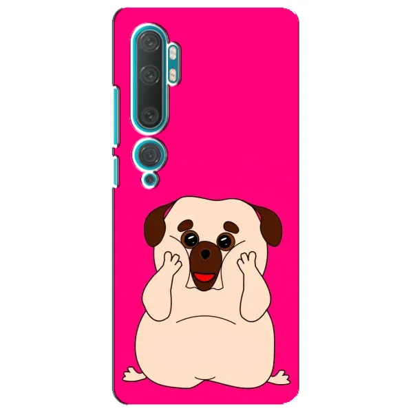 Чехол с рисунком «Веселый Мопсик» для Xiaomi Mi Note 10 Чехол с рисунком «Веселый Мопсик» для Xiaomi Mi Note 10