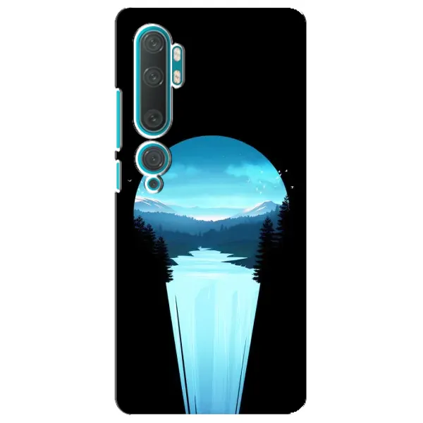 Чехол с рисунком «Синий Водопад» для Xiaomi Mi Note 10 Чехол с рисунком «Синий Водопад» для Xiaomi Mi Note 10