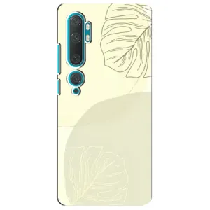 Чохол квітковий дизайн для Xiaomi Mi Note 10 (Зелений фон)