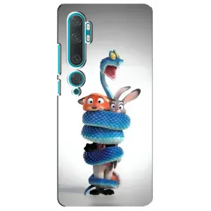 Силиконовый чехол с принтом Зоотрополіс для Xiaomi Mi Note 10 (Змея Зоо)