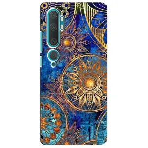 Чохли з сенсом на Xiaomi Mi Note 10 (Золоті узори)