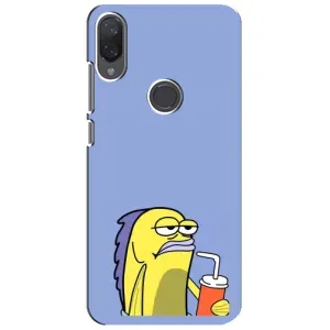 Бампер с принтом Мемы для Xiaomi Mi Play (Безразличие)