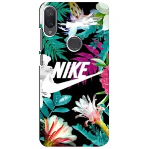 Силіконовый Чохол на Xiaomi Mi Play з картинкою НАЙК (Квітковий Nike)