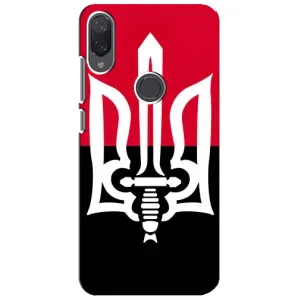 Чехлы УПА (Красно-Чёрный) на Xiaomi Mi Play (Герб Украины)