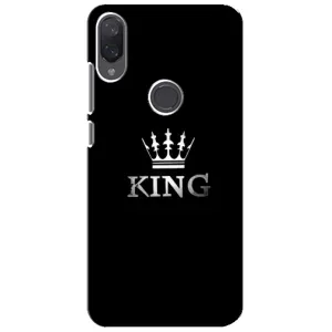 Чехол (Корона на чёрном фоне) для Редмі Ми Плей (KING)