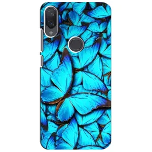 Силиконовый бампер с картинкой животных для Xiaomi Mi Play (Крылья бабочек)