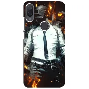 Чохол з картинкою "Герой Pubg" на Xiaomi Mi Play (Man Пубг)