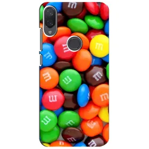Чехол с изображением вкусной еды для Xiaomi Mi Play (Разноцветные M&M'S)
