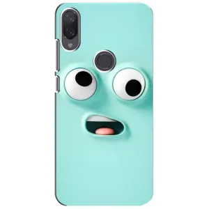 Силиконовые Чехлы (смешные стикеры) для Xiaomi Mi Play (Забавное мятное лицо)