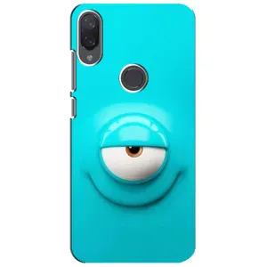Силиконовые Чехлы (смешные стикеры) для Xiaomi Mi Play (Одноглазик)