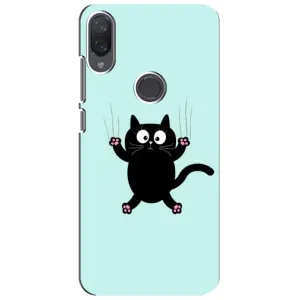 Силиконовый чехол с котиком для Xiaomi Mi Play (Падающий кот)