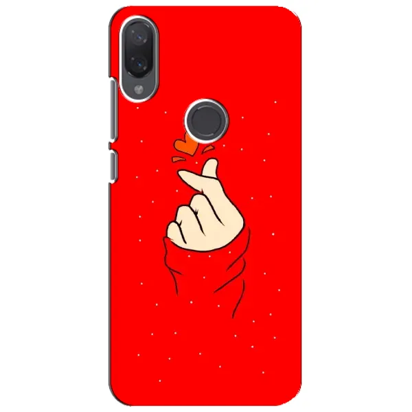 Чехол с рисунком «Сердце на красном» для Xiaomi Mi Play Чехол с рисунком «Сердце на красном» для Xiaomi Mi Play