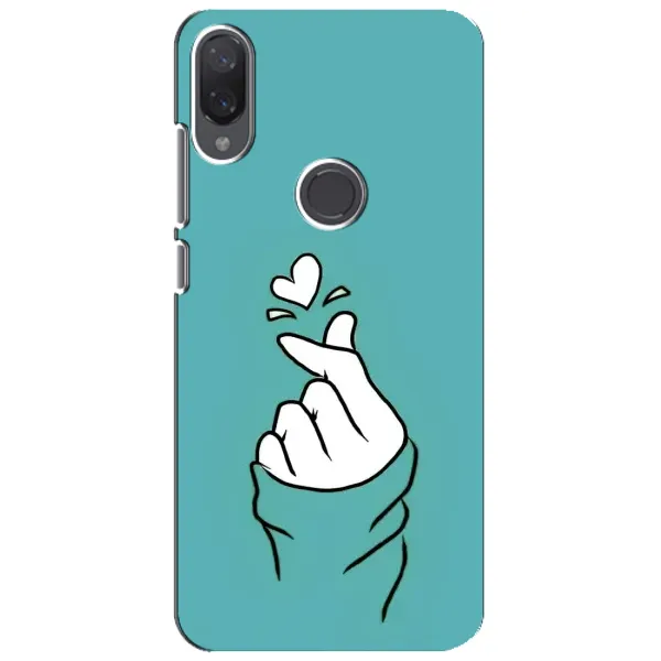 Чехол с рисунком «Сердечко на бирюзовом» для Xiaomi Mi Play Чехол с рисунком «Сердечко на бирюзовом» для Xiaomi Mi Play
