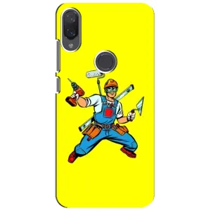 Силіконовий бампер (Працівники) на Xiaomi Mi Play (Будівельник)