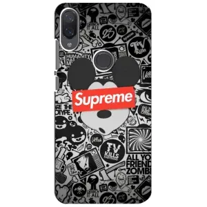 Чехол с Брендами одежды на Редмі Ми Плей (Supreme Маус)