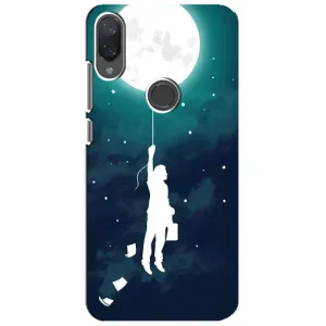 Чехол (ТПУ) с планетами на Xiaomi Mi Play (To The moon)