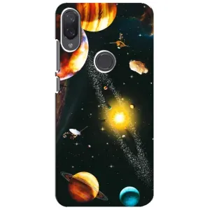 Чехол (ТПУ) с планетами на Xiaomi Mi Play (Вид с космоса)