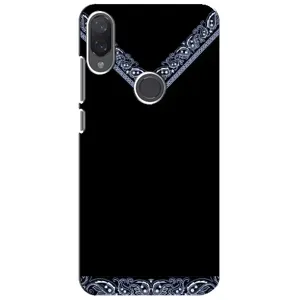 Силиконовый Чехол на Xiaomi Mi Play (Воротник вышиванки)