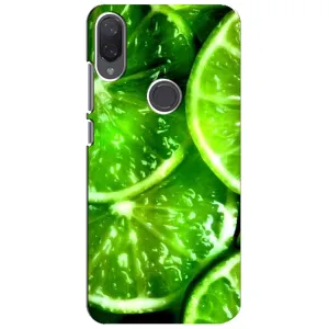 Чехол с изображением вкусной еды для Xiaomi Mi Play (Яркий ЛАЙМ)