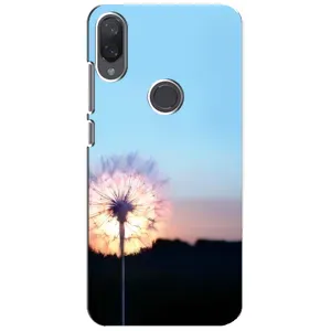 Силіконовий Чохол з кульбабками на Xiaomi Mi Play (Захід з кульбабкою)