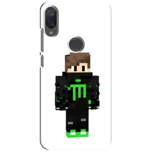 Чохли для Xiaomi Mi Play (Персонажі МайнКрафт) (Зелений хлопчик)