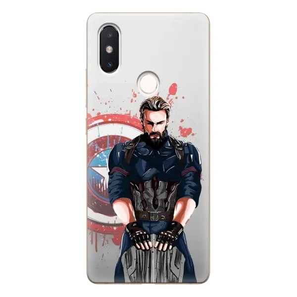 Чехол с рисунком «Арт капитан» для Xiaomi Mi 8 SE
