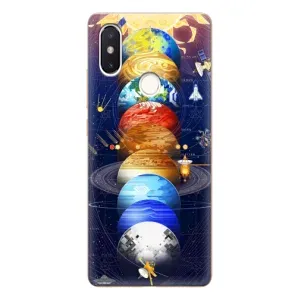 Чехол (ТПУ) с планетами на Xiaomi Mi8 Special Edition (Арт планети)