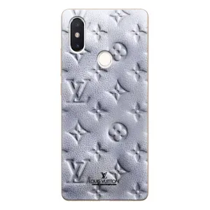 Текстурный Чехол Louis Vuitton для Сяоми Ми8 СЕ (Белый ЛВ)