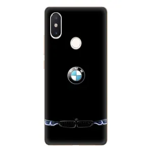 Силиконовый бампер с картинкой машины на Xiaomi Mi8 Special Edition (Черный BMW)