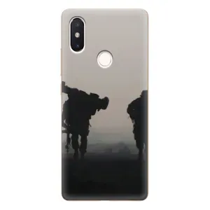 Чехлы на военную тематику для Xiaomi Mi8 Special Edition (Бой солдат)
