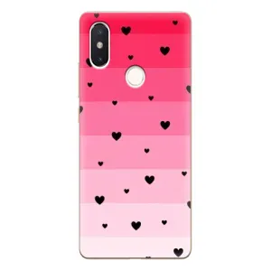 Чехлы с тематикой "Маленькие Сердечки" на Xiaomi Mi8 Special Edition (Чорные сердечки)