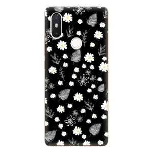 Чехлы с тематикой "ЦВЕТЫ" на Xiaomi Mi8 Special Edition (цветение на чорном)