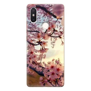 Чехол с принтом САКУРЫ на Xiaomi Mi8 Special Edition (Цветущая сакура)