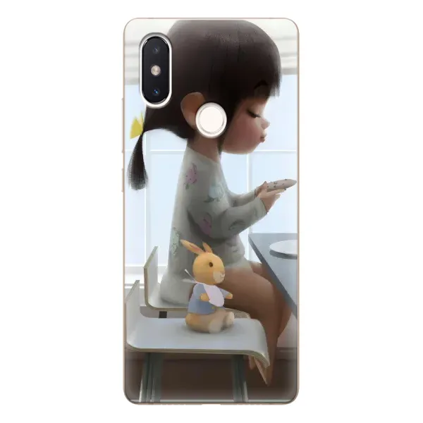 Чехол с рисунком «Девочка с игрушкой» для Xiaomi Mi 8 SE Чехол с рисунком «Девочка с игрушкой» для Xiaomi Mi 8 SE