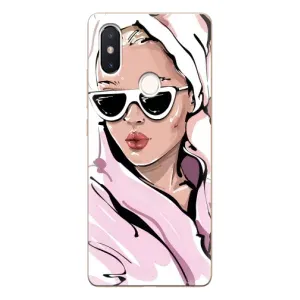 Чохол з картинкою Модні Дівчата Xiaomi Mi8 Special Edition (Дівчина в халаті)