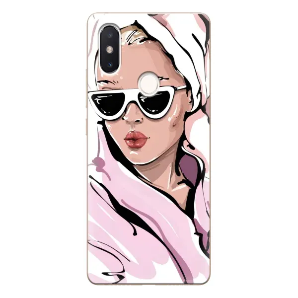 Чехол с рисунком «Девушка в халате» для Xiaomi Mi 8 SE Чехол с рисунком «Девушка в халате» для Xiaomi Mi 8 SE