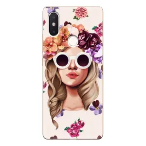 Чехол с картинкой Модные Девчонки Xiaomi Mi8 Special Edition (Девушка в очках)