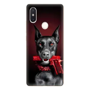 Чехол ДОБЕРМАН для Xiaomi Mi8 Special Edition (Доберман злой)