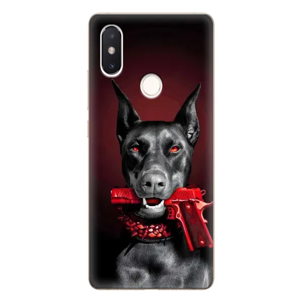 Чехол с рисунком «Доберман злой» для Xiaomi Mi 8 SE Чехол с рисунком «Доберман злой» для Xiaomi Mi 8 SE