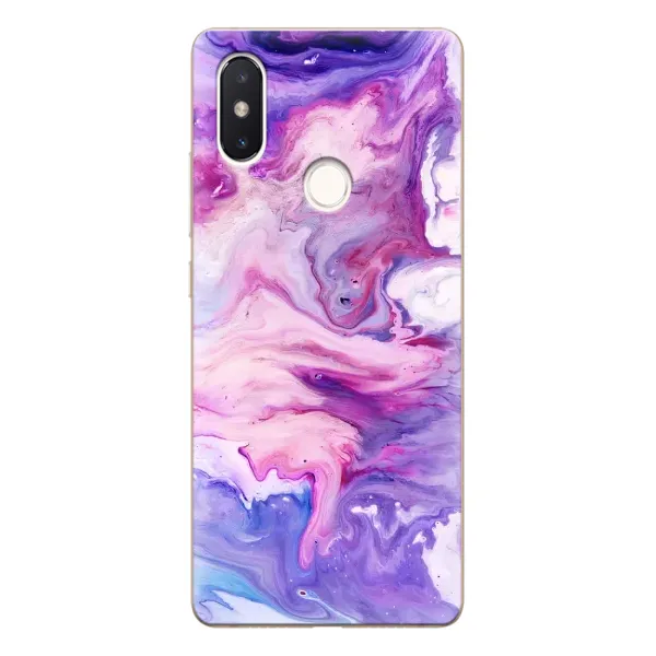Чехол с рисунком «Фиолетовый мрамор» для Xiaomi Mi 8 SE