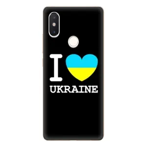 Чехол с Украинской символикой на Сяоми Ми8 СЕ (I Love Ukraine)